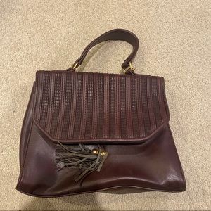 Vintage burgundy bag